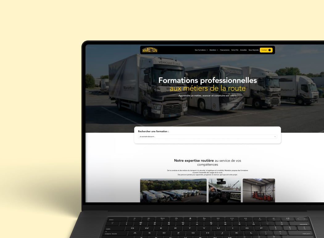 Refonte site marietton pro 2