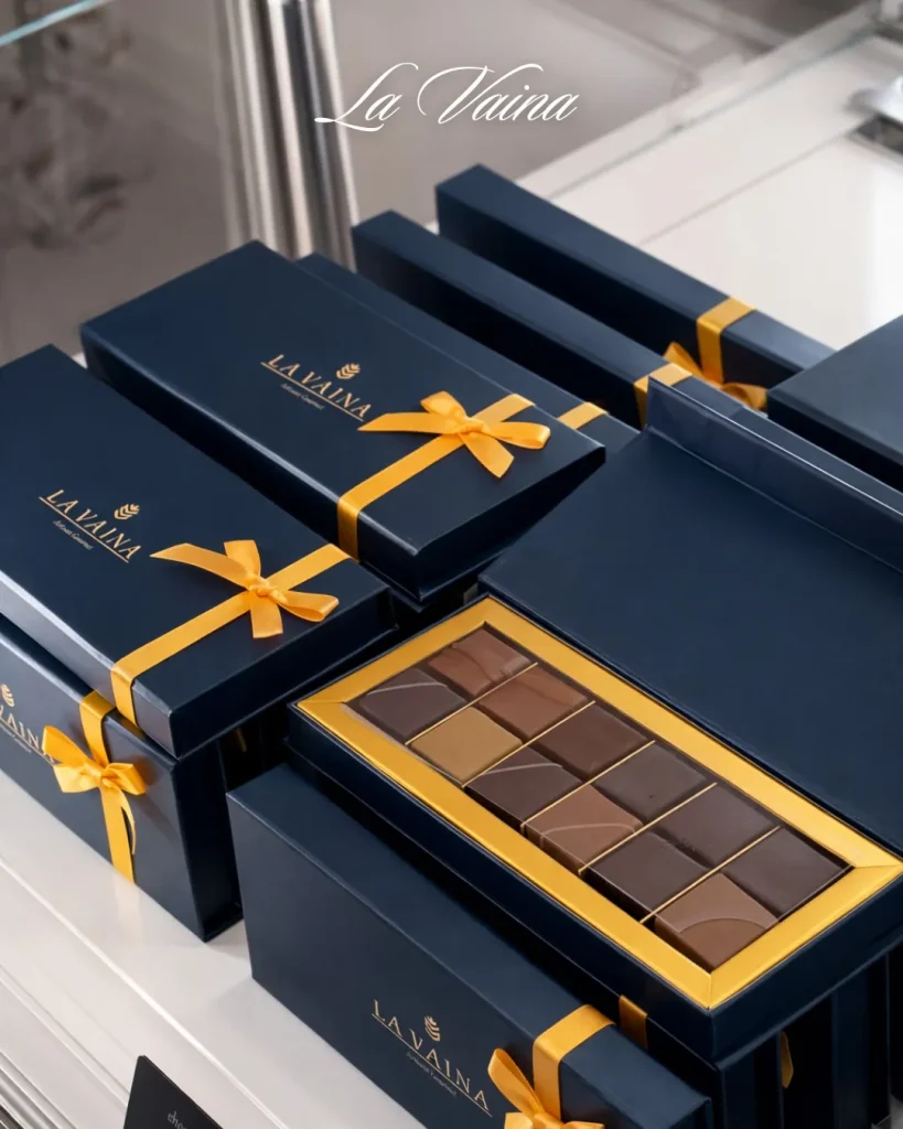 Ballotin de chocolats artisanaux, La Vaina